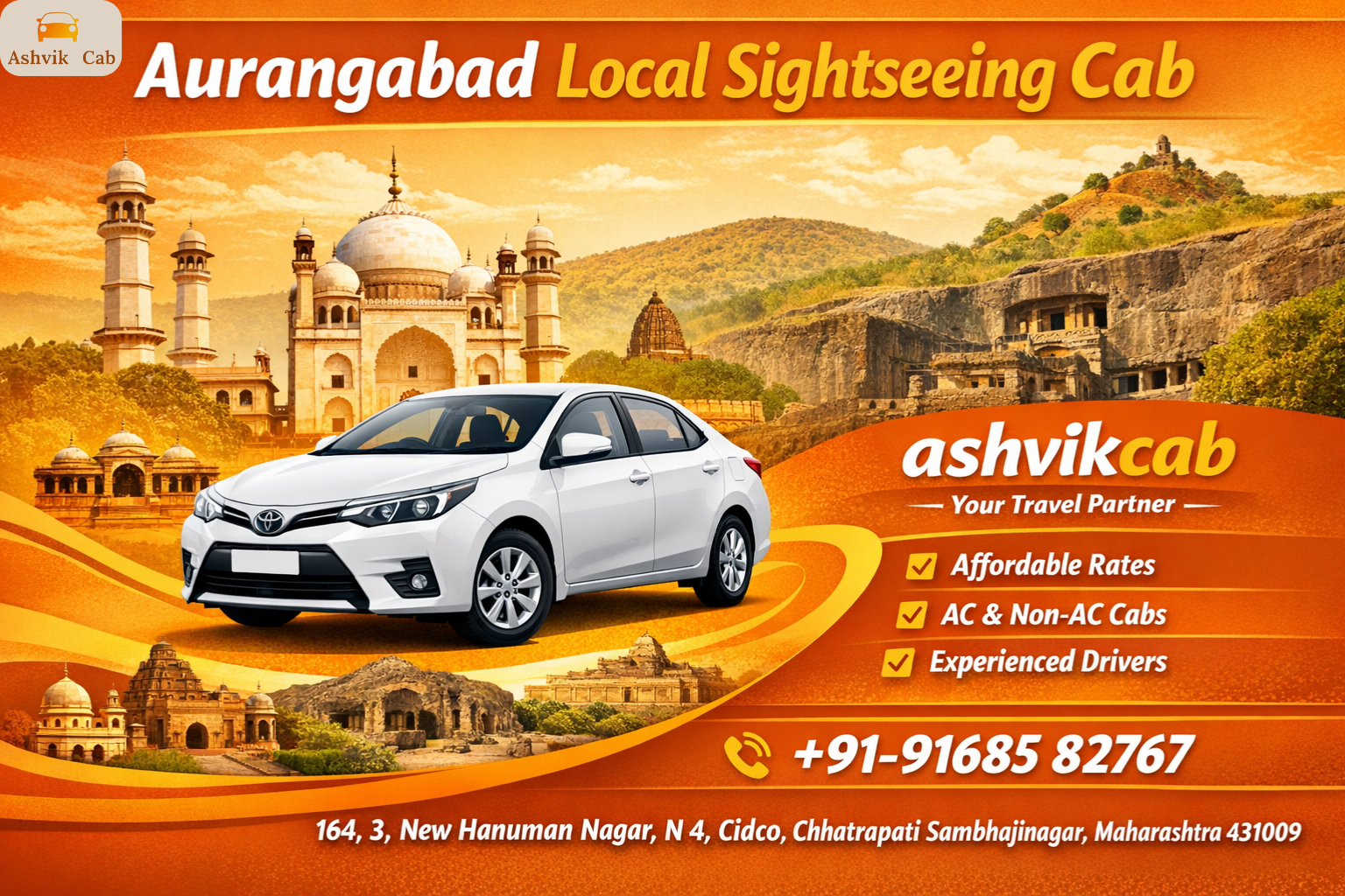 aurangabad local sightseeing cab