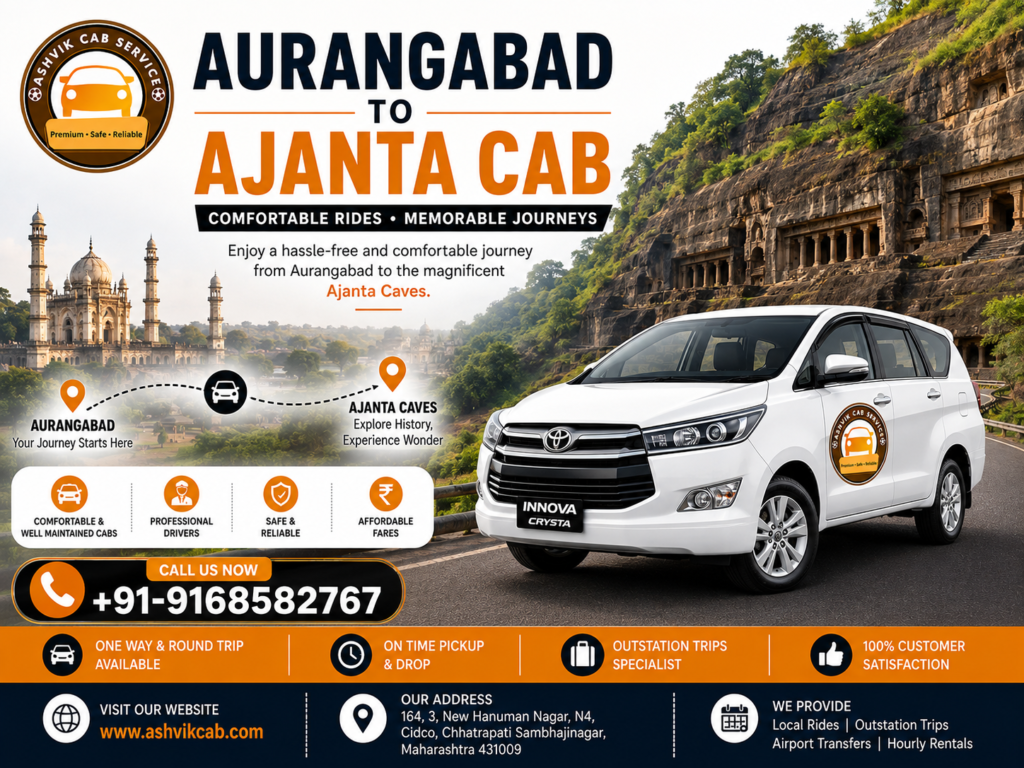Aurangabad to Ajanta cab