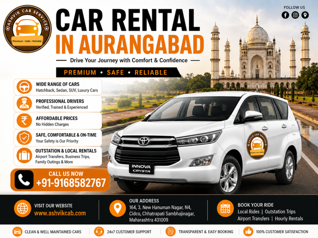 Car Rental in Aurangabad