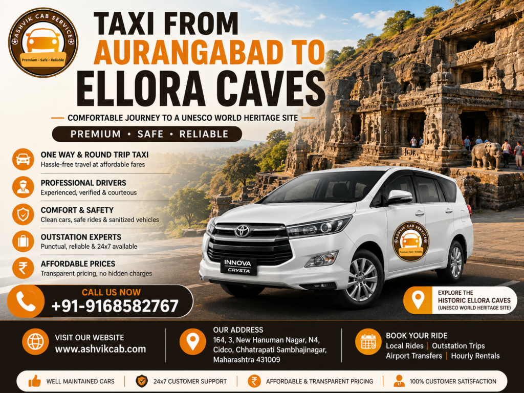 taxi from aurangabad to ellora caves
