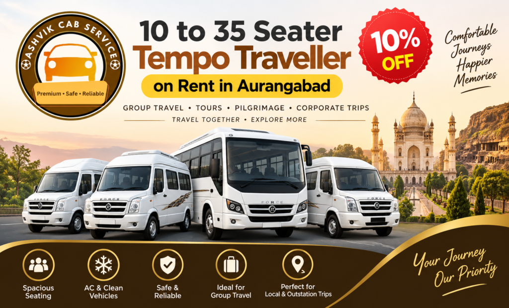 tempo traveller on rent aurangabad