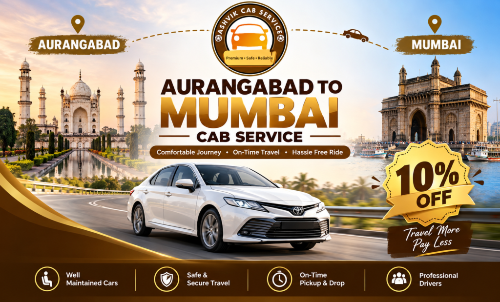 Aurangabad to Mumbai Cab service