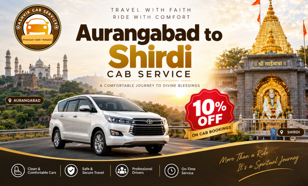 Aurangabad to Shirdi Cab Service