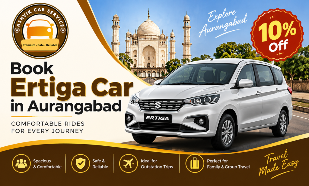 Book Ertiga Car in Aurangabad