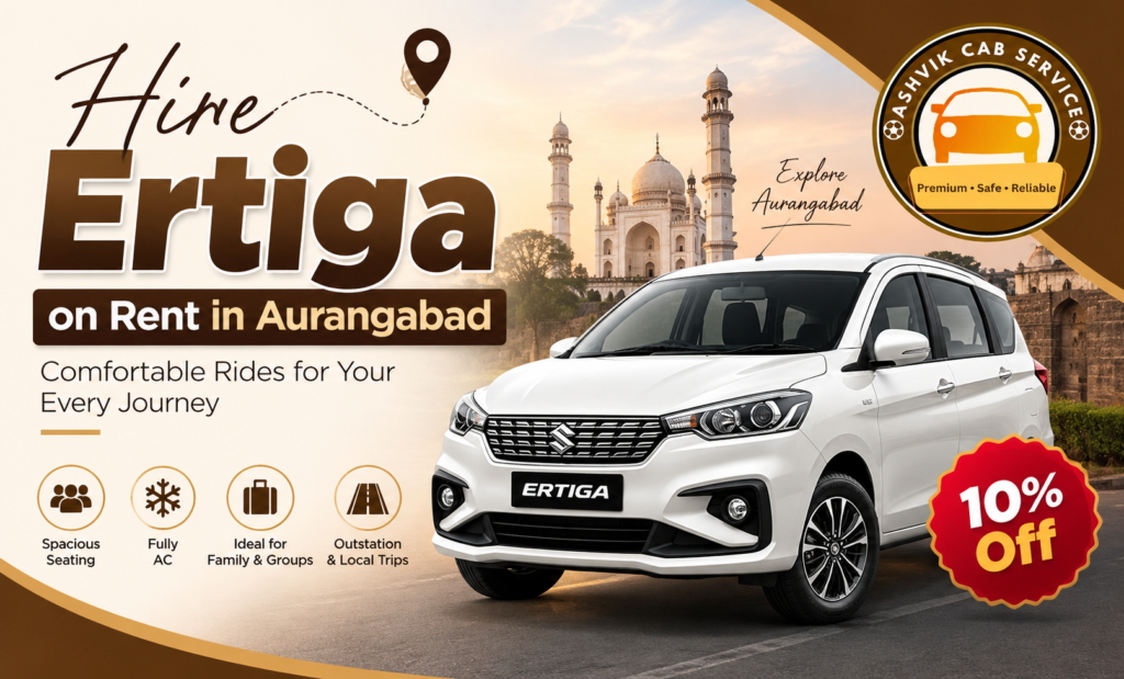 Hire Ertiga on Rent in Aurangabad