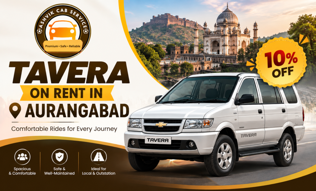 Tavera on rent in aurangabad