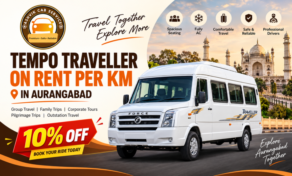 tempo traveller on rent per km in aurangabad